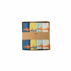 Scion White Mr Fox Set Of 4 Napkins