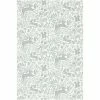 Scion Pewter Grey Kelda Wallpaper Wallpaper