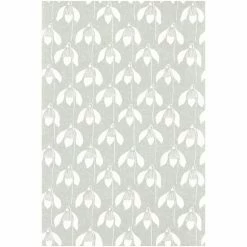 Scion Grey Snowdrop Wallpaper