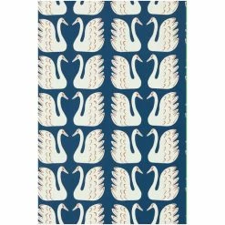 Scion Blue Swim Swam Swan Wallpaper