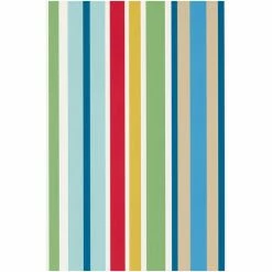 Scion Blue Jelly Tot Stripe Wallpaper Children's Wallpaper