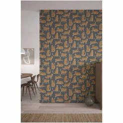 Scion Blue Lionel Cheetah Wallpaper Wallpaper