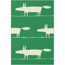 Scion Green Mr Fox Wallpaper