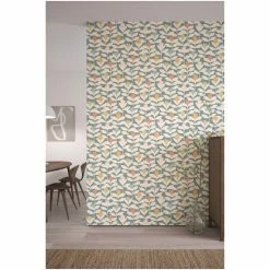 Scion Blue Padukka Tulip Wallpaper Wallpaper