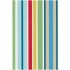 Scion Blue Jelly Tot Stripe Wallpaper Sample Children's Wallpaper
