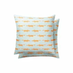 Scion Blue Mr Fox Indoor/Outdoor Cushion