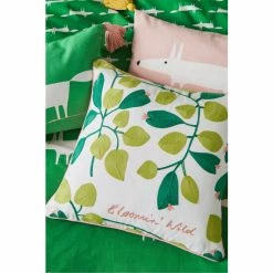 Scion Green Mr Fox Bloomin' Wild Cushion