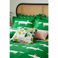 Scion Green Mr Fox Bloomin' Wild Cushion -Scion sales unnamed file 382