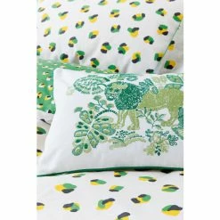 Scion Green Leopard Dots Cushion