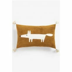 Brown Scion Mr Fox Cushion -Scion sales unnamed file 403