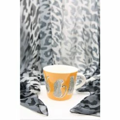 Scion Orange Lionel Leopard Mug