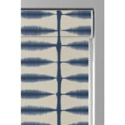 Scion Blue Shibori Made To Measure Roman Blind -Scion sales unnamed file 472