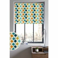 Scion Blue Taimi Made To Measure Roman Blind