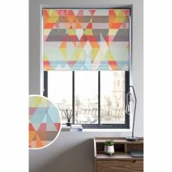 Scion Orange Axis Made To Measure Roman Blind