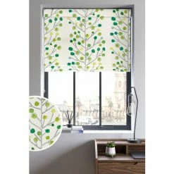 Scion Green Berry Tree Made To Measure Roman Blind