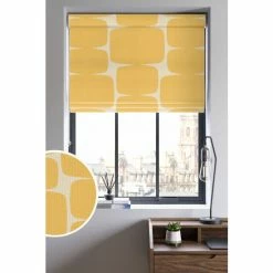 Scion Yellow Lohko Made To Measure Roman Blind