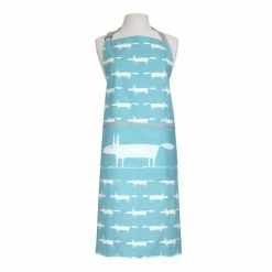 Scion Teal Blue Mr Fox Adult Apron