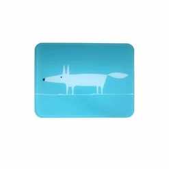 Scion Teal Blue Mr Fox Worktop Saver