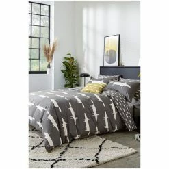 Scion Grey Mr Fox Cotton Duvet Cover And Pillowcase Set -Scion sales unnamed file 795