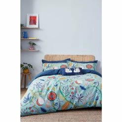 Scion Blue Jackfruit & The Beanstalk Duvet Cover And Pillowcase Set