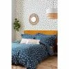 Scion Blue Leopard Dots Duvet Cover And Pillowcase Set