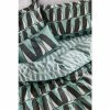 Scion Teal Blue Pedro Brushed Cotton Duvet Cover And Pillowcase Set