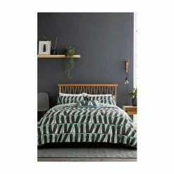 Scion Teal Blue Pedro Brushed Cotton Duvet Cover And Pillowcase Set -Scion sales unnamed file 834