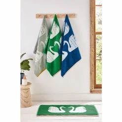 Scion Green Swim Swam Swan Towel 2 Scion Green Swim Swam Swan Towel -Scion sales unnamed file 862