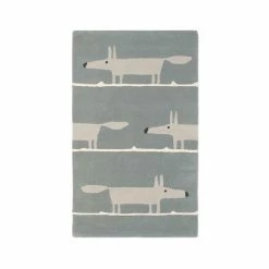 Scion Grey Mr Fox Wool Rug -Scion sales unnamed file 907