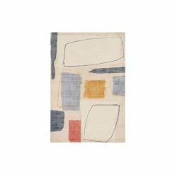 Scion Amber Orange Composition Rug