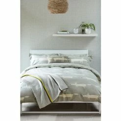 Scion Grey Mr Fox Cotton Oxford Pillowcase -Scion sales unnamed file 916