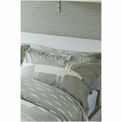Scion Grey Mr Fox Cotton Oxford Pillowcase -Scion sales unnamed file 917
