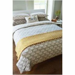 Scion Set Of 2 Grey Snow Drop Cotton Housewife Pillowcases -Scion sales unnamed file 922