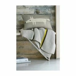Scion Silver Mr Fox Stripe Throw -Scion sales unnamed file 934