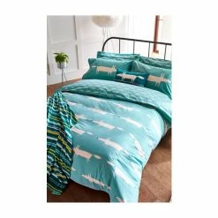 Scion Grey Mr Fox Cotton Duvet Cover -Scion sales unnamed file 977