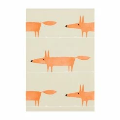 Scion Orange Mr Fox Wallpaper Wallpaper